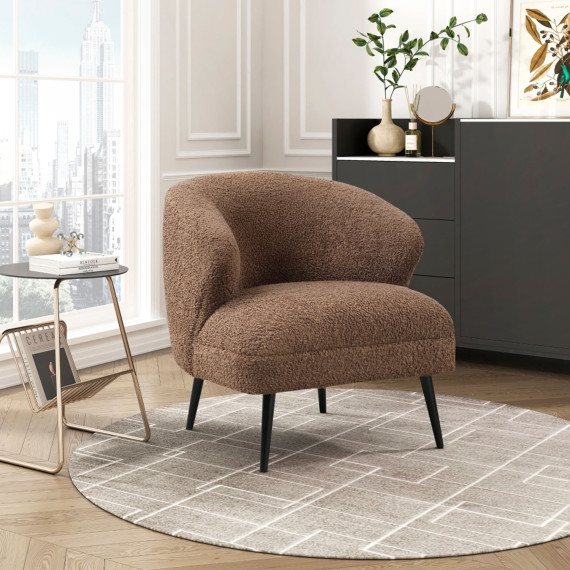 სავარძელი HOMELEGANCE SAMARA 1250F2S  BROWN (1)