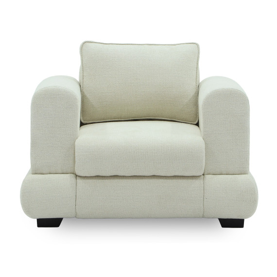 სავარძელი HOBEL SIDNEY PLUS 1 F/R CREAM BEATTO 1065 (1)