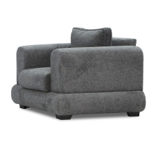 кресло HOBEL SIDNEY PLUS 1 F/R DARK GREY BEATTO 1079 (1)