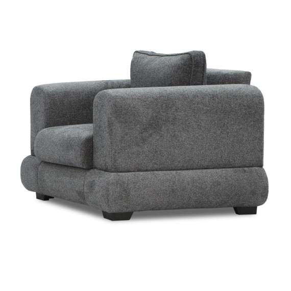 სავარძელი HOBEL SIDNEY PLUS 1 F/R DARK GREY BEATTO 1079 (1)