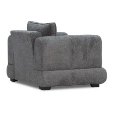 кресло HOBEL SIDNEY PLUS 1 F/R DARK GREY BEATTO 1079 (1)