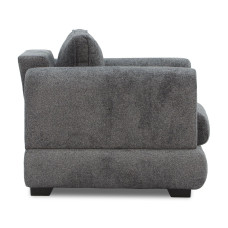 кресло HOBEL SIDNEY PLUS 1 F/R DARK GREY BEATTO 1079 (1)