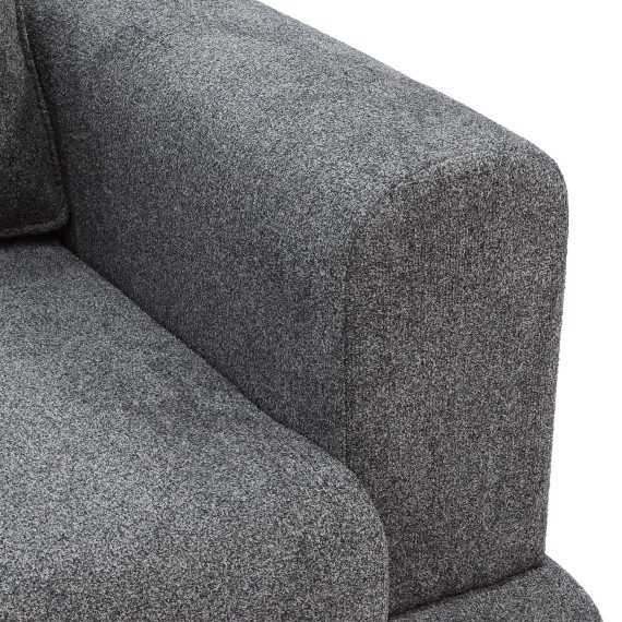 სავარძელი HOBEL SIDNEY PLUS 1 F/R DARK GREY BEATTO 1079 (1)