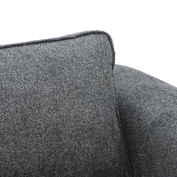 სავარძელი HOBEL SIDNEY PLUS 1 F/R DARK GREY BEATTO 1079 (1)