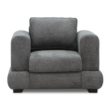 кресло HOBEL SIDNEY PLUS 1 F/R DARK GREY BEATTO 1079 (1)