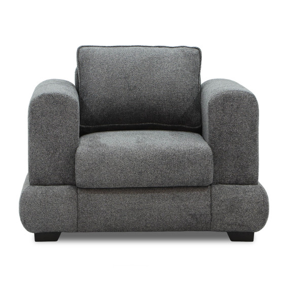 სავარძელი HOBEL SIDNEY PLUS 1 F/R DARK GREY BEATTO 1079 (1)