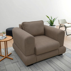 სავარძელი HOBEL SIDNEY PLUS 1 STR F/Z LIGHT BROWN BUKLE 5 (1)