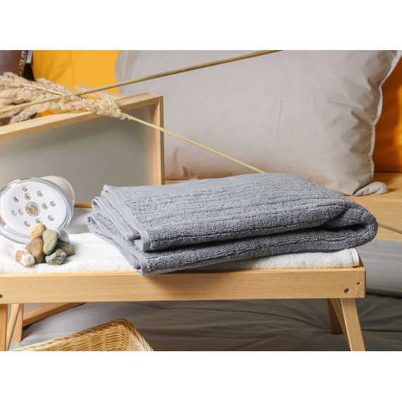 bathroom towel RESTFUL DUSTY BLUE 500GSM 70X140