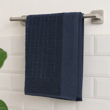 bathroom towel RESTFUL NAVY BLUE PEONY 500GSM 100X150