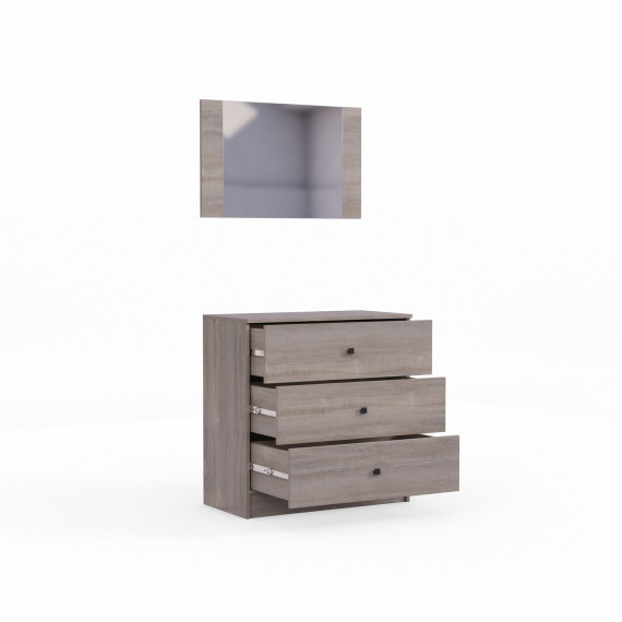 საძინებლის გარნიტური HOBEL ELIS UZ-40-032 BLACK K079 (14)