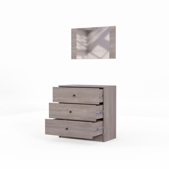 საძინებლის გარნიტური HOBEL ELIS UZ-40-032 BLACK K079 (14)