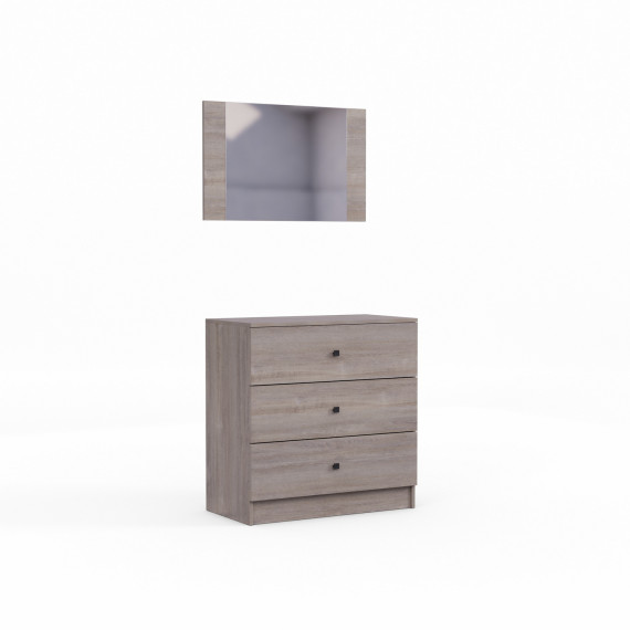 საძინებლის გარნიტური HOBEL ELIS UZ-40-032 BLACK K079 (14)