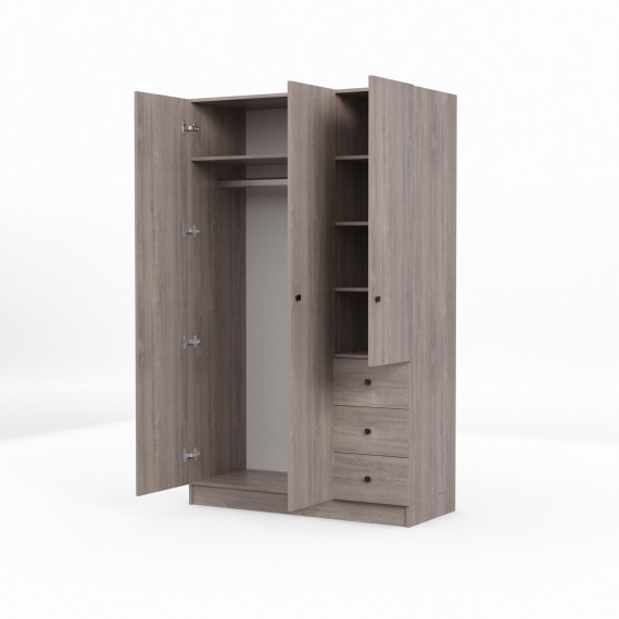 საძინებლის გარნიტური HOBEL ELIS UZ-40-032 BLACK K079 (14)