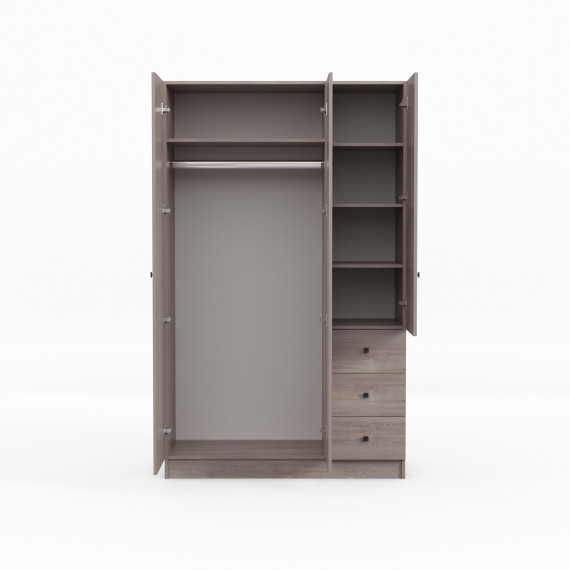 საძინებლის გარნიტური HOBEL ELIS UZ-40-032 BLACK K079 (14)