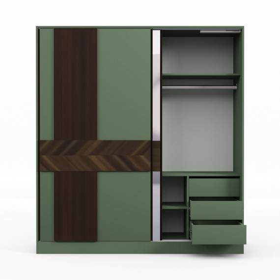 bedroom set HOBEL EX-D97 K521/WOOD BROWN (23)