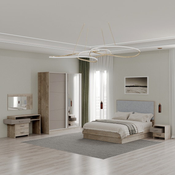 საძინებლის გარნიტური HOBEL EX-A62 CL/08 K355/6299 (17)