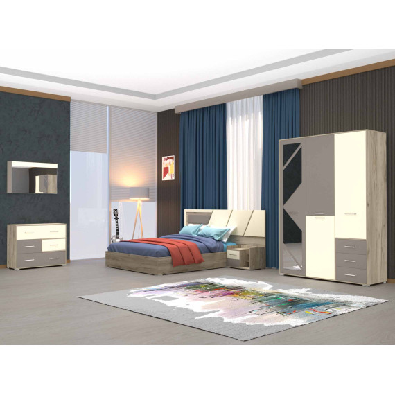 საძინებლის გარნიტური HOBEL EX-A93 K002/0514/S028 (13)