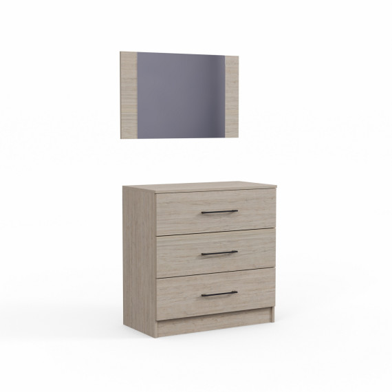 საძინებლის გარნიტური HOBEL SILVI UZ-819 BLACK 5529 (14)