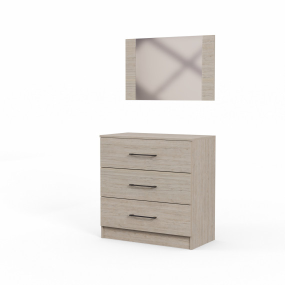 საძინებლის გარნიტური HOBEL SILVI UZ-819 BLACK 5529 (14)