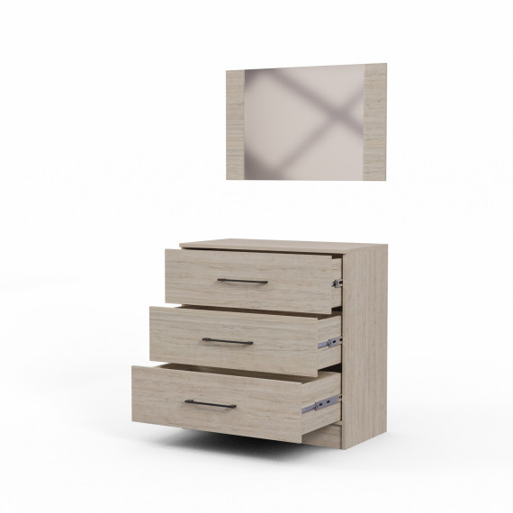 საძინებლის გარნიტური HOBEL SILVI UZ-819 BLACK 5529 (14)