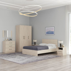 спальный гарнитур HOBEL SILVI UZ-819 BLACK 5529 (14)