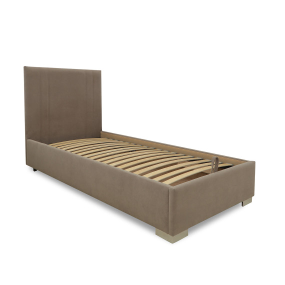 საწოლი HOBEL A2/1 90X200 CAPPUCHINO LEONARDO 4 (5)
