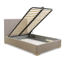 кровать HOBEL A2/1 120X200 CAPPUCHINO VIVALDI 5 (5)