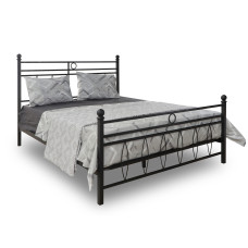 საწოლი HOBEL AYLA 160x200 METAL BLACK/LM (3)