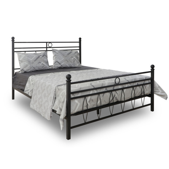 საწოლი HOBEL AYLA 160x200 METAL BLACK/LM (3)