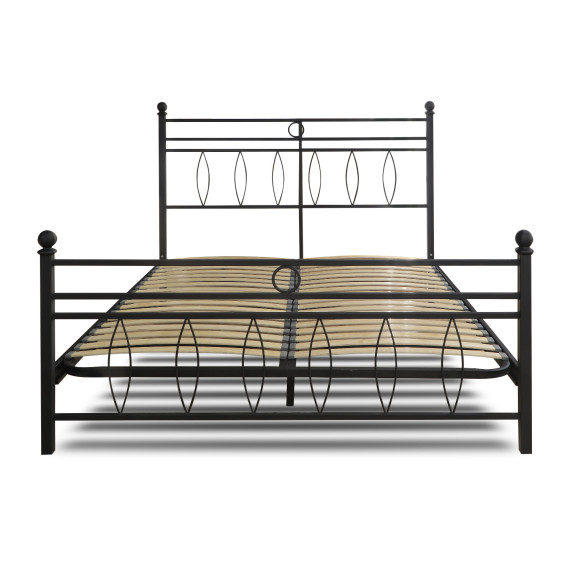 საწოლი HOBEL AYLA 160x200 METAL BLACK/LM (3)