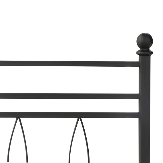 საწოლი HOBEL AYLA 160x200 METAL BLACK/LM (3)