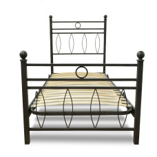 საწოლი HOBEL AYLA 90x200 METAL BLACK/LM (3)