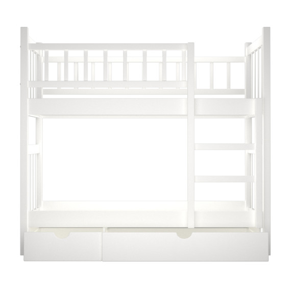 საბავშვთა საწოლი HOBEL TWO STOREY EX-B53 SHELF 90X190 WHITE (8)