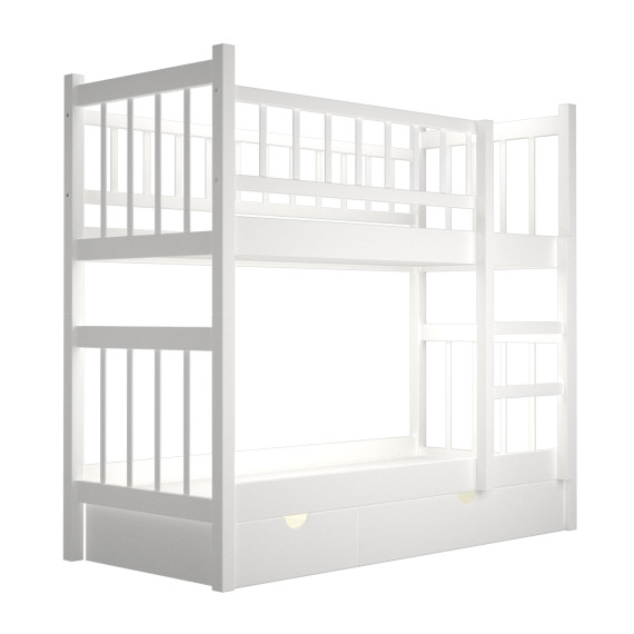 საბავშვთა საწოლი HOBEL TWO STOREY EX-B53 SHELF 90X190 WHITE (8)
