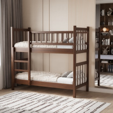 детский кровать HOBEL TWO-STOREY EX-B53 90X190 OAK PIGMENT (7)