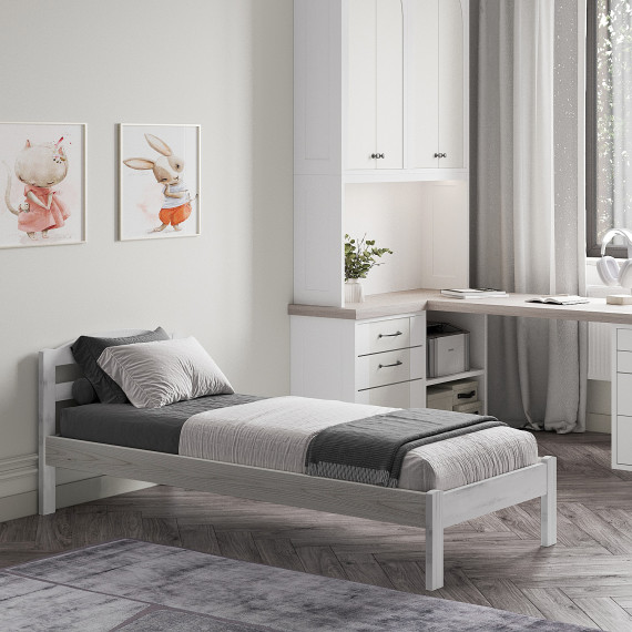 детский кровать HOBEL V-GRAIN-01 80X190 ANTIK GREY (3)