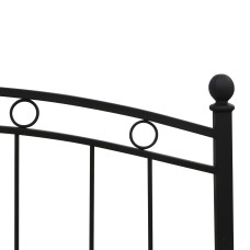 bed HOBEL LANA-02 140X200 LM/ METAL BLACK/BLACK (3)