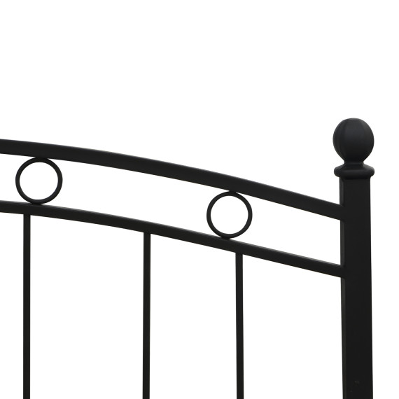 საწოლი HOBEL LANA-02 140X200 LM/ METAL BLACK/BLACK (3)