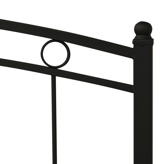 საწოლი HOBEL LANA-02 140X200 METAL BLACK/BLACK (3)