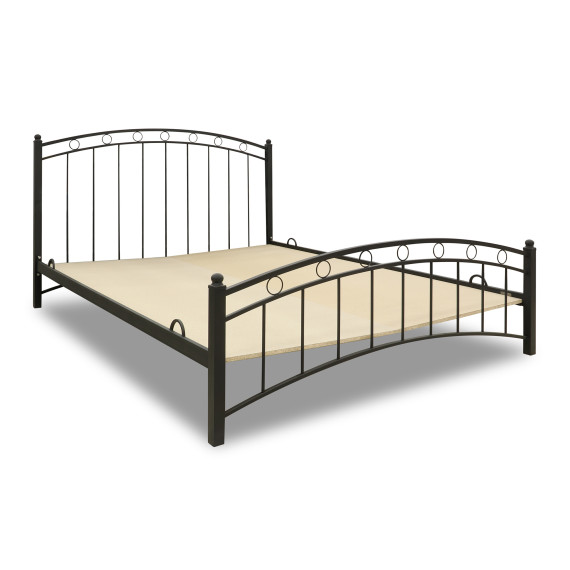 кровать HOBEL LANA-02 METAL/METAL 160X200   (3)