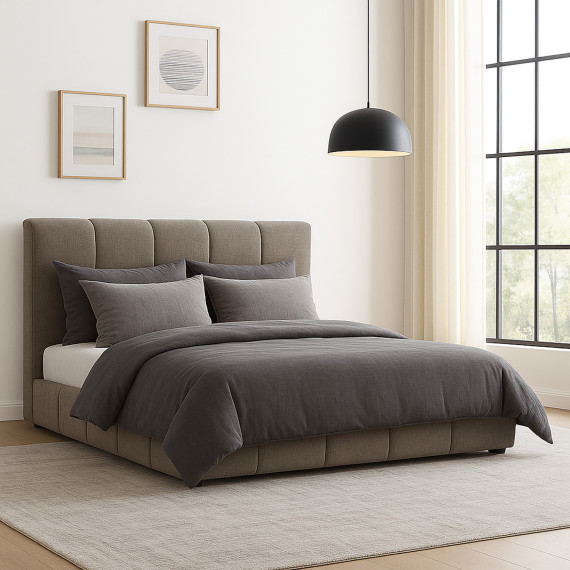 საწოლი HOBEL SCANDINAVIA 180X200 BROWN SHO 599-2 (6)