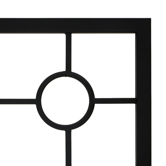 кровать HOBEL SOME CIRCLE 90x200 METAL BLACK/LM (3)