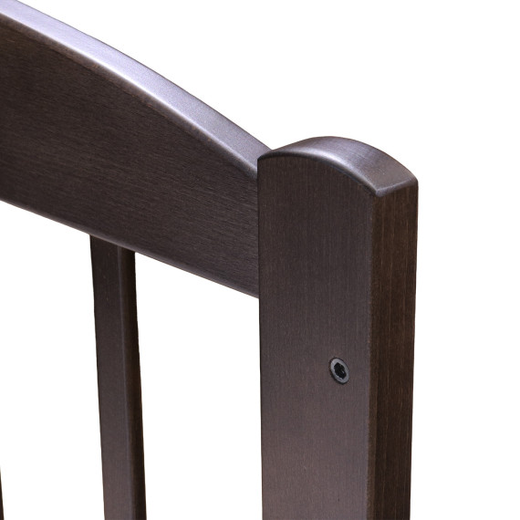 საბავშვთა საწოლი HOBEL TEDDY 80X190 DARK CHOCOLATE (4)