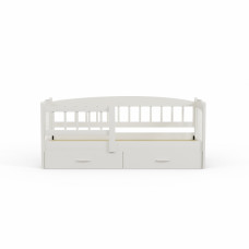 детский кровать HOBEL TEDDY 80X190 WHITE SHELF (5)