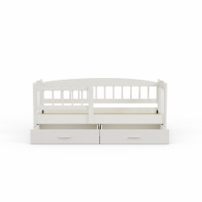 детский кровать HOBEL TEDDY 80X190 WHITE SHELF (5)