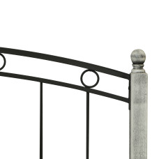 bed HOBEL V-LANA-01 160X200 METAL BLACK/ANTIC GREY (3)