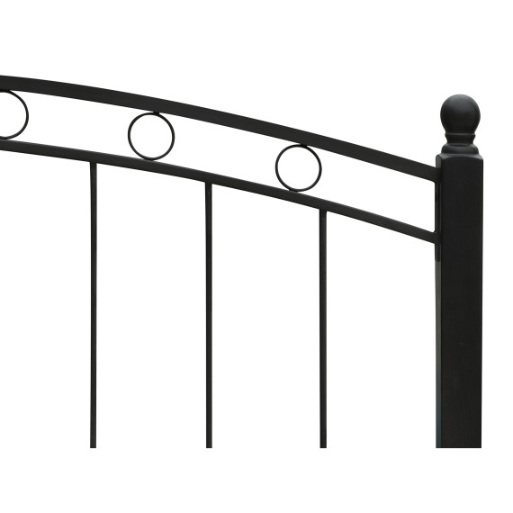 საწოლი HOBEL V-LANA-01 160X200 METAL BLACK/CHOCOLATE PIGMENT (3)