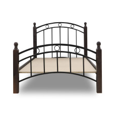 bed HOBEL V-LANA-01 90X200 METAL BROWN PIGMENT (3)