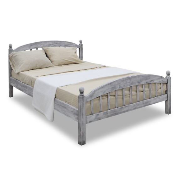 кровать HOBEL V-LANA-03 WOOD 140X200 ANTIK GREY (4)