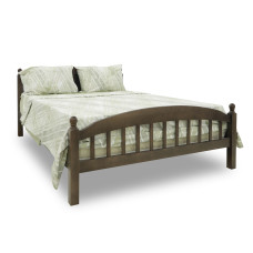 bed HOBEL V-LANA-03 WOOD 140X200 DARK CHOCOLATE (4)